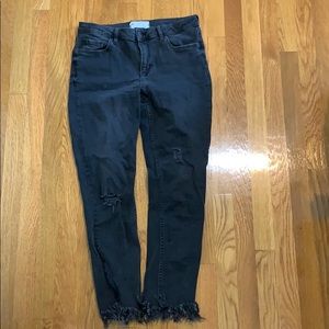 Free People Black Jeans
